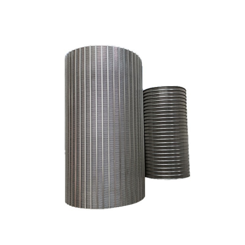 Pilnībā metināts nerūsējošā tērauda rotējošais sieta cilindrs