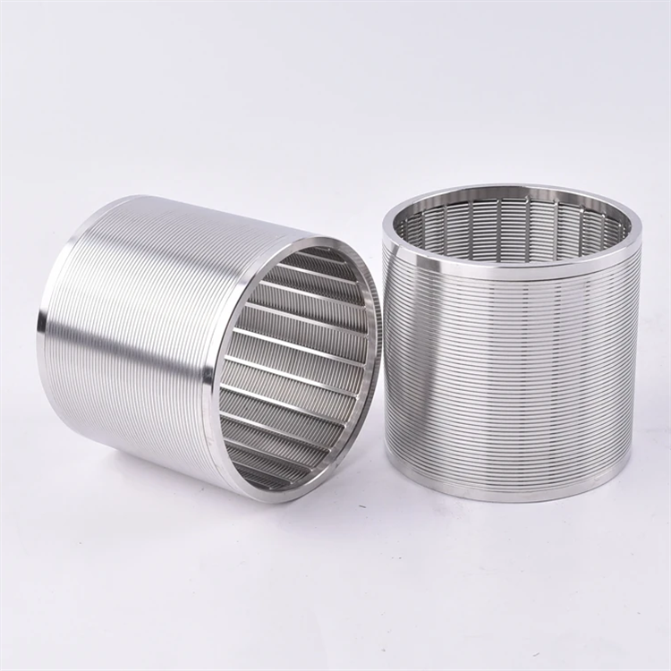 Nerūsējošā tērauda iesaiņota ekrāna caurule